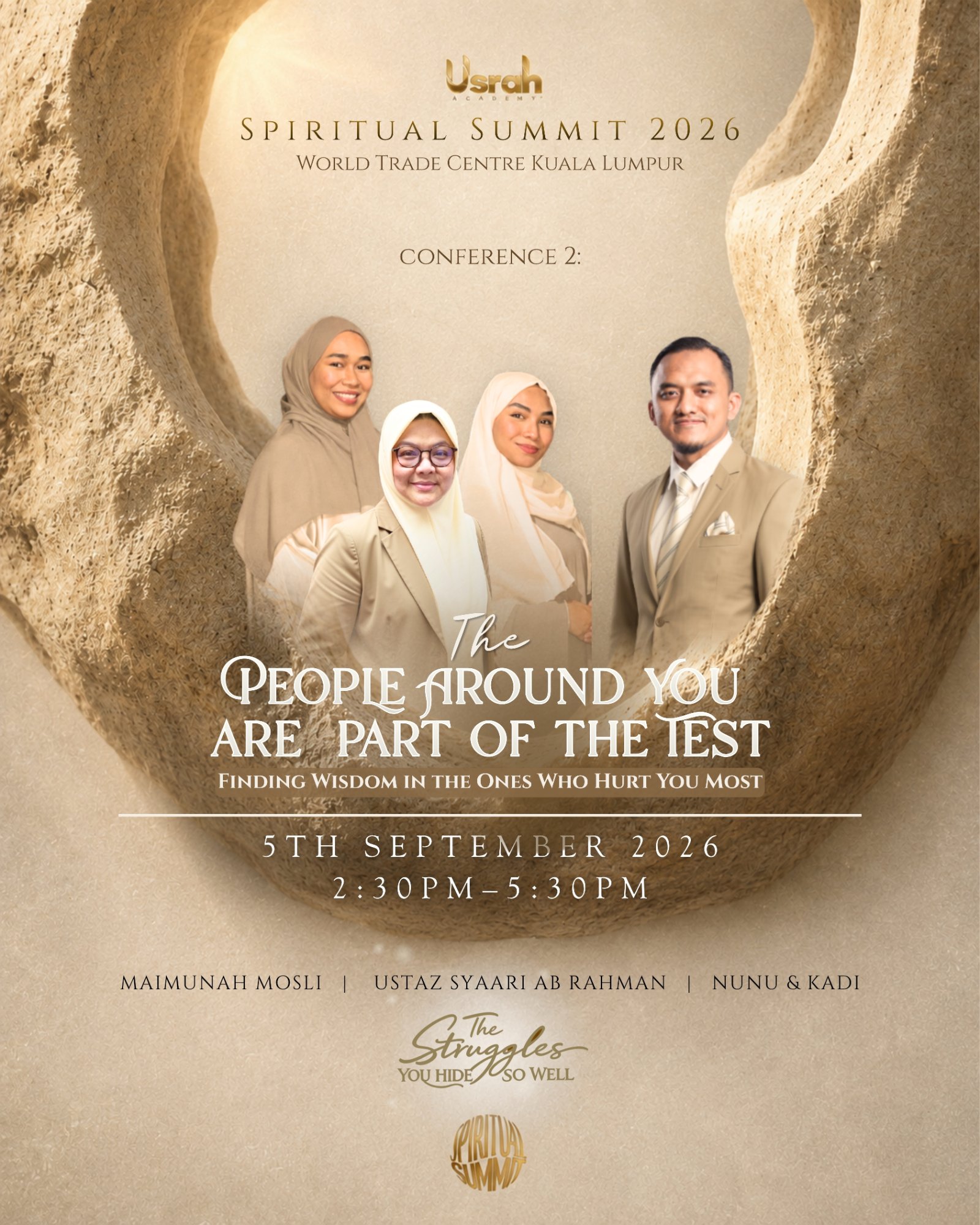 The People Around You Are Part of The Test poster